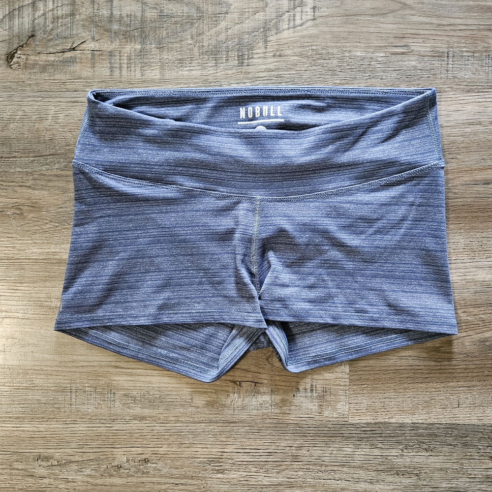Nobull Women's Heathered Blue‎ Shorts